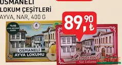OSMANELİ LOKUM ÇEŞİTLERİ 400 G - BAYRAM ŞEKERİ/ÇİKOLATASI